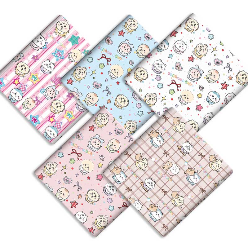 Textile For Sewing - Cartoon Polyester fabric 140x50cm cotton fabric