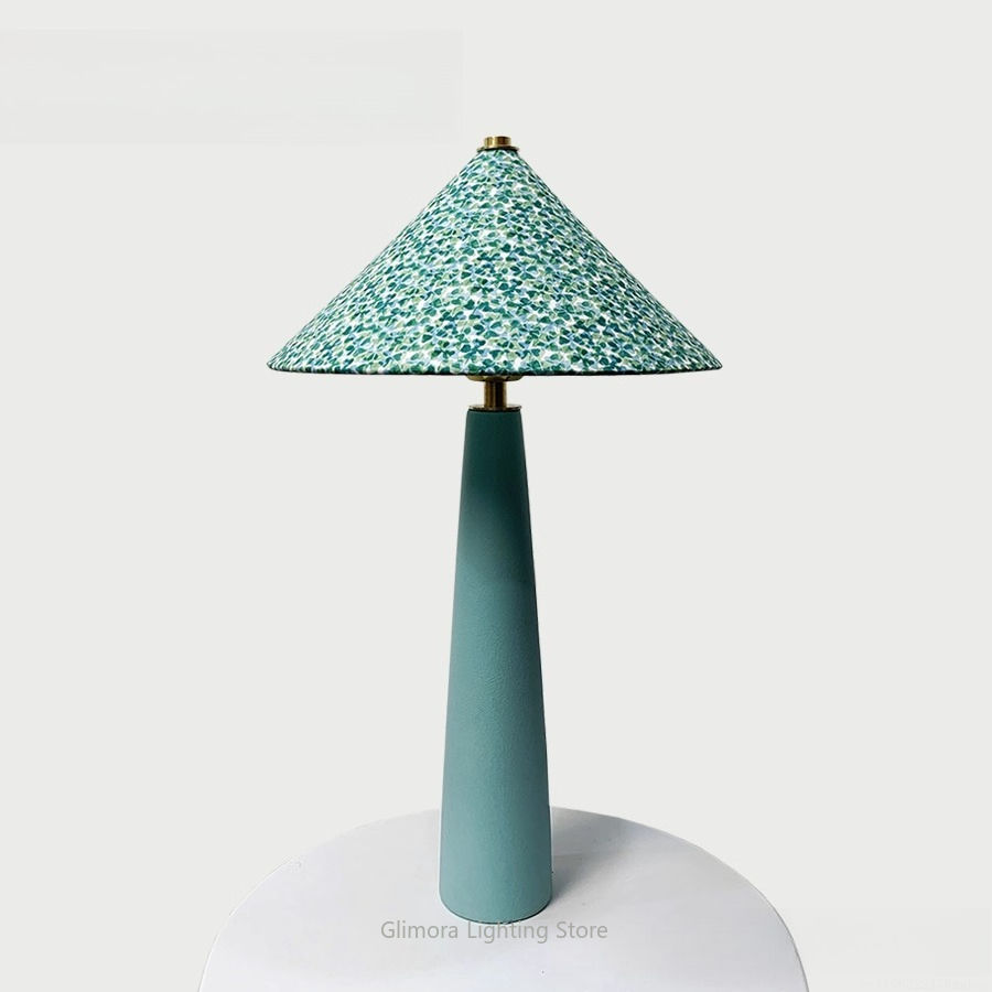 Century Textile & Sewing Supply Hours - Teal Umbrella Shape Table Lamp: UK