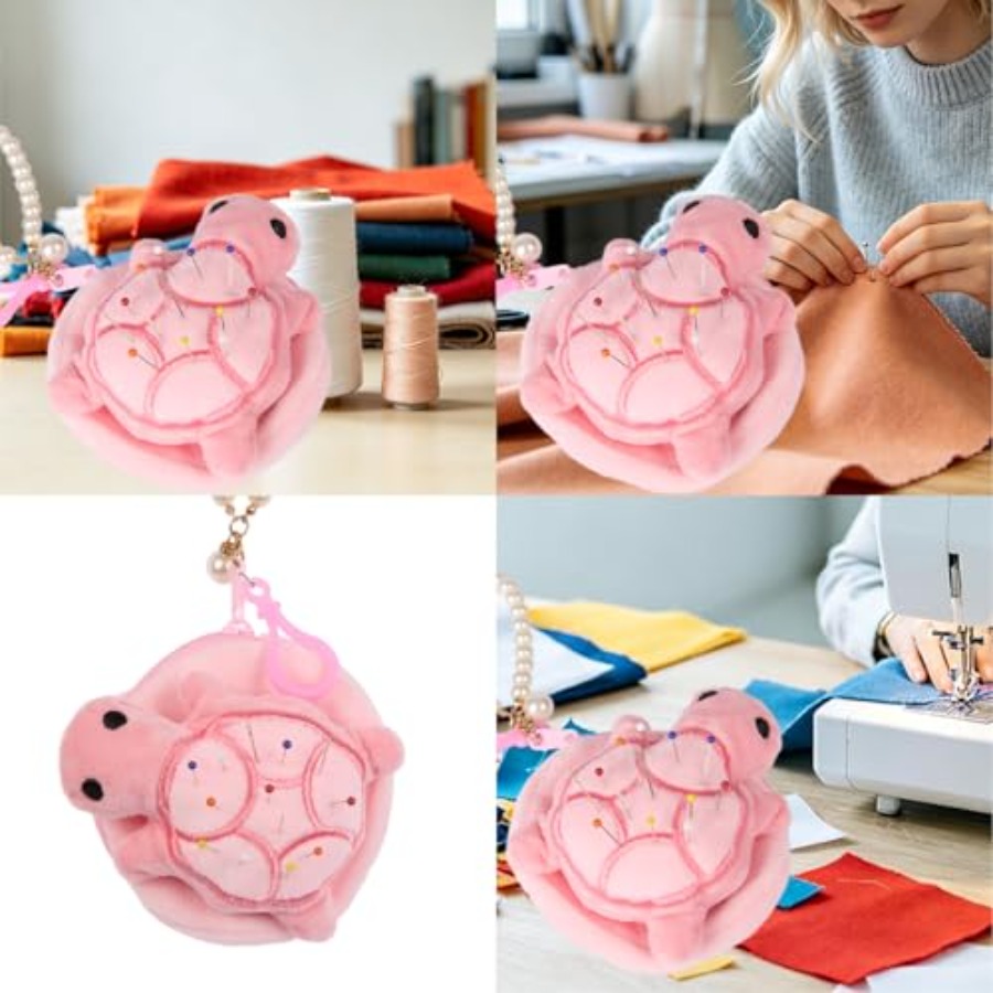 Tortoise Shape Pin Cushion wit - Sewing Pin Cushion recension och pris