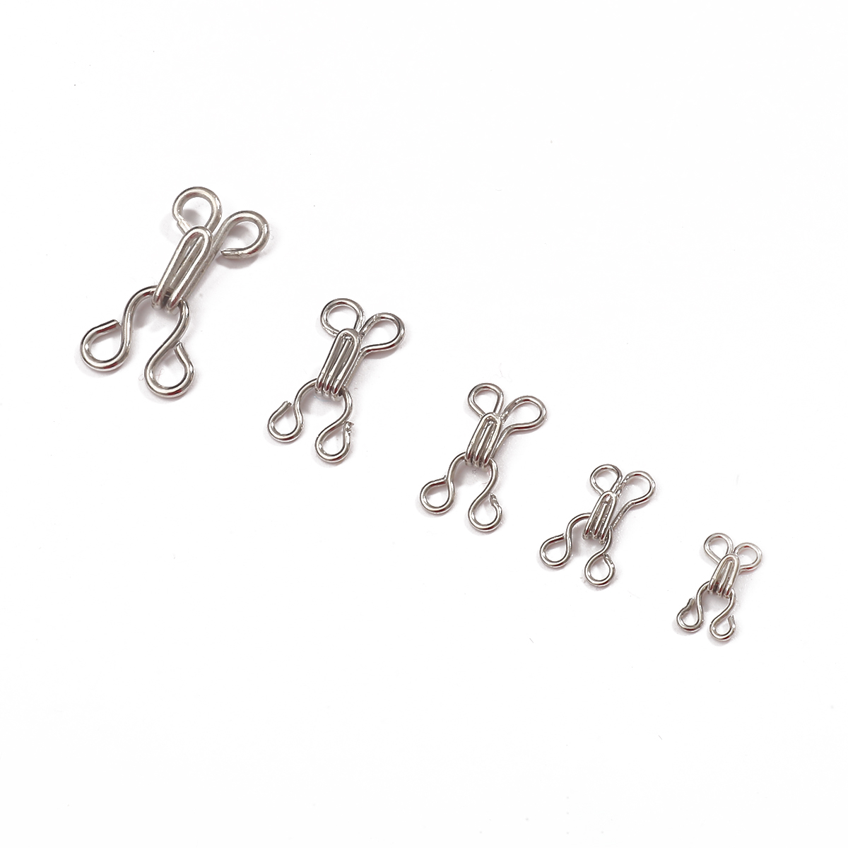 7-12mm 24pcs Cloth Hook and Ey - Hook Eye Fastener recension och pris