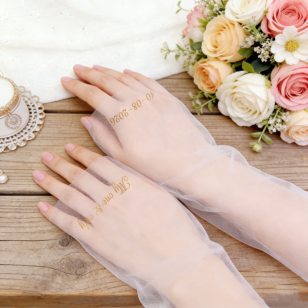 Personalized Long Mesh Bridal  - Textile For Sewing recension och pris
