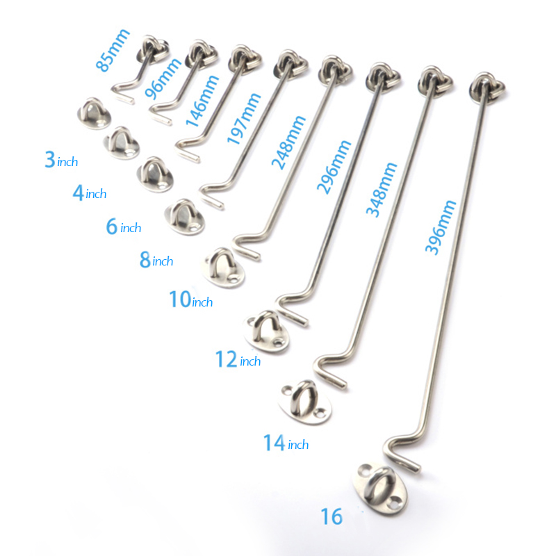 2Pcs Old style Window Brace Wi - Hook Eye Fastener recension och pris