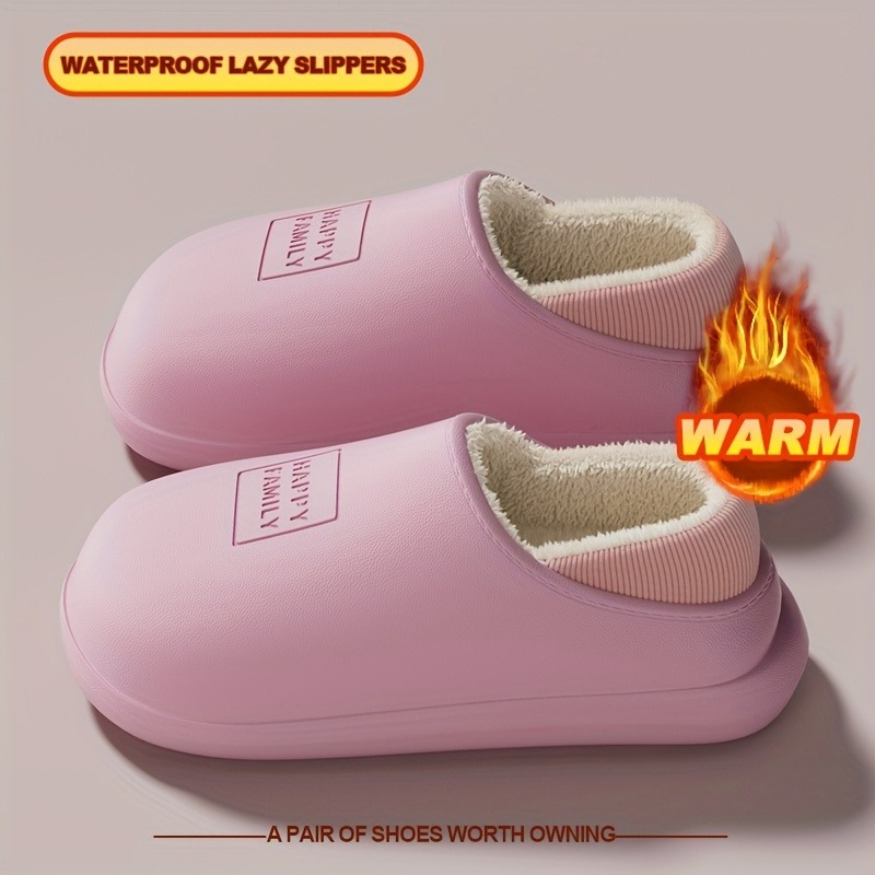 Winter EVA Warm Slippers Men W - Sewing House recension och pris