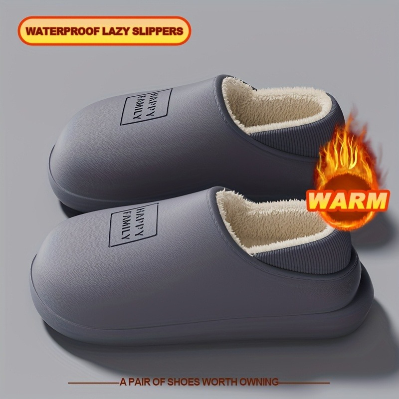 Winter EVA Warm Slippers Men W - Sewing House recension och pris
