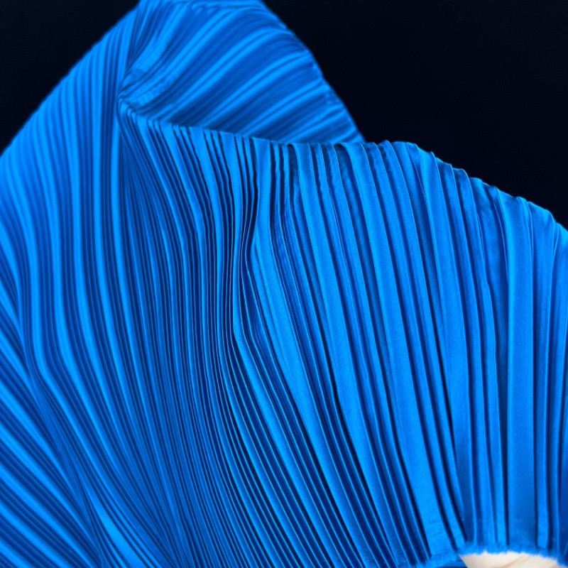 Stretch Imitation Silk Pleated - Textile For Sewing recension och pris