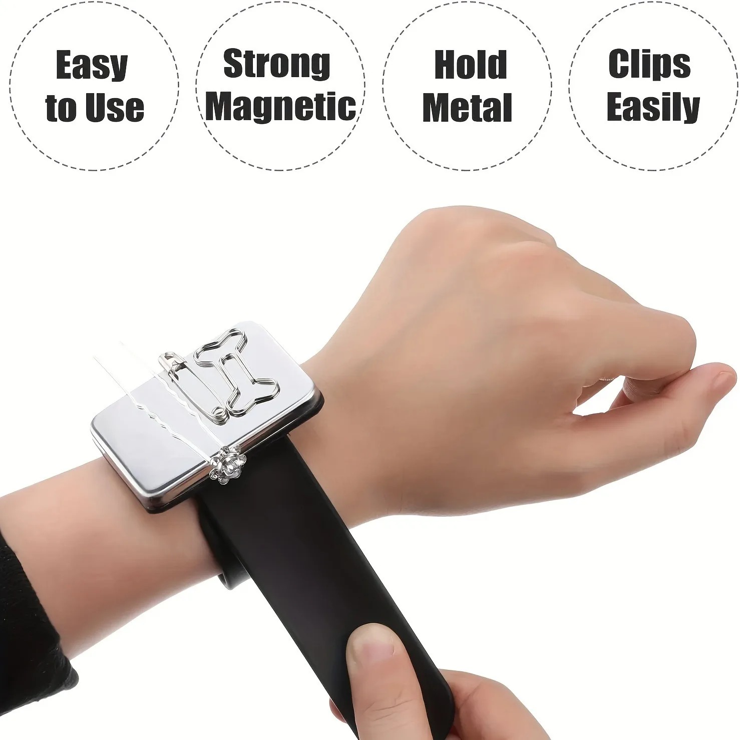 Magnetic Wrist Sewing Pincushi - Sewing Pin Cushion recension och pris