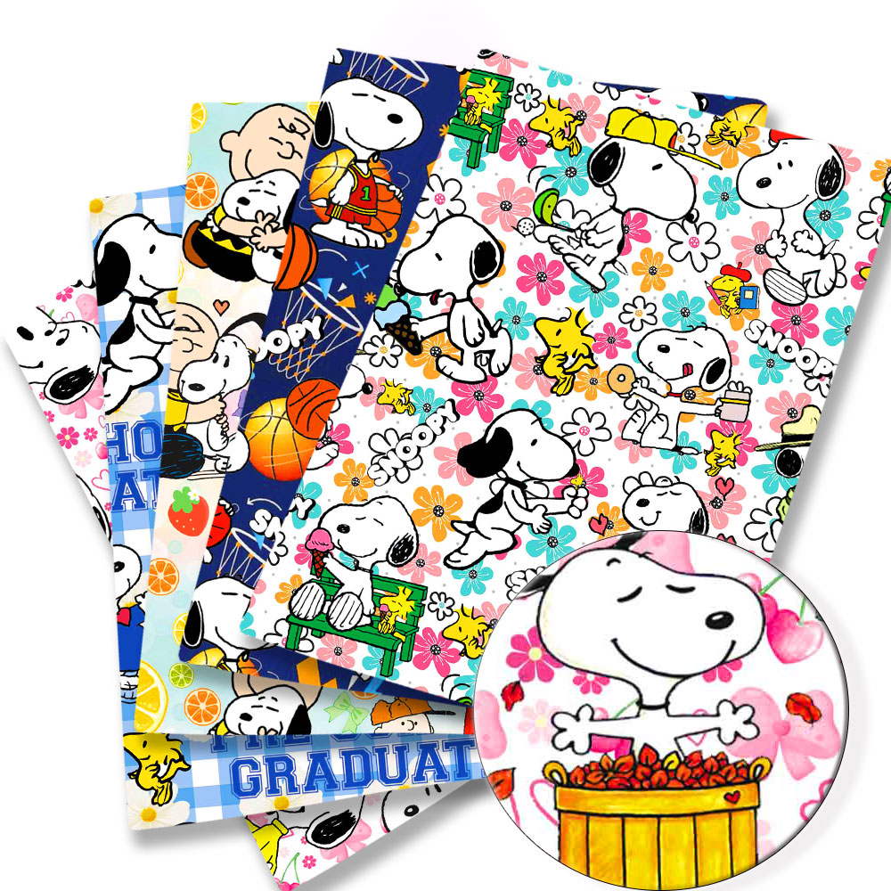TAKARA TOMY Snoopy fabric140x5 - Textile For Sewing recension och pris
