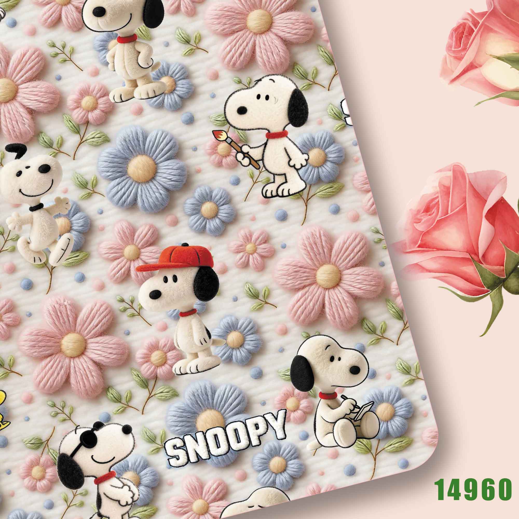 TAKARA TOMY Snoopy fabric140CM - Textile For Sewing recension och pris