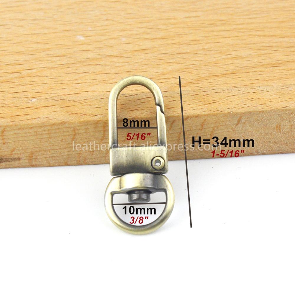1 Piece Metal Carabiner Swivel - Hook Eye Fastener recension och pris
