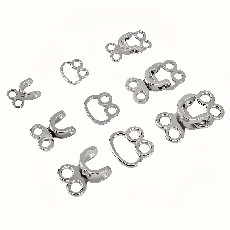 50sets Metal Alloy Invisible C - Hook Eye Fastener recension och pris