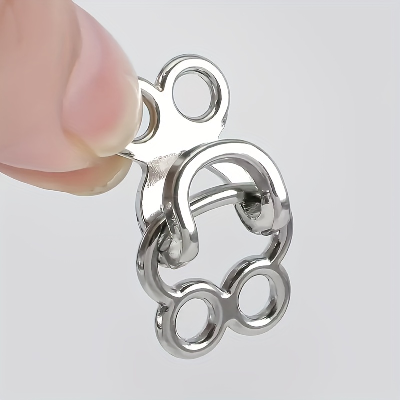 50sets Metal Alloy Invisible C - Hook Eye Fastener recension och pris