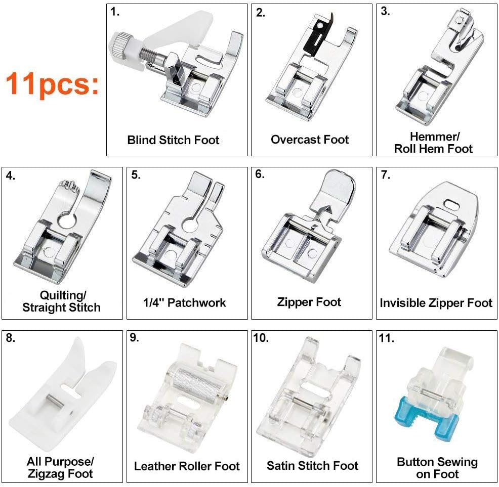 11Pcs Presser Feet Set - Walki - Sewing Expert recension och pris