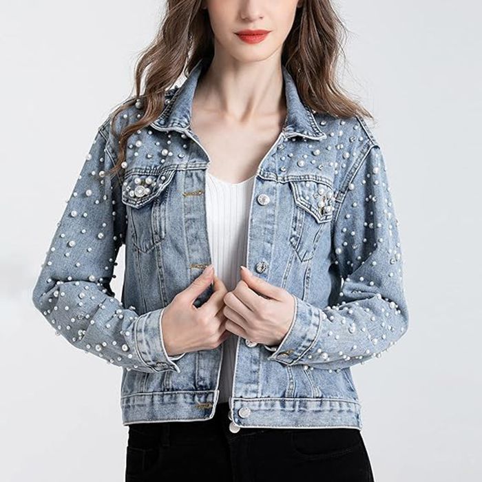 New Pearl Denim Jackets for Wo - Sewing Jackets recension och pris