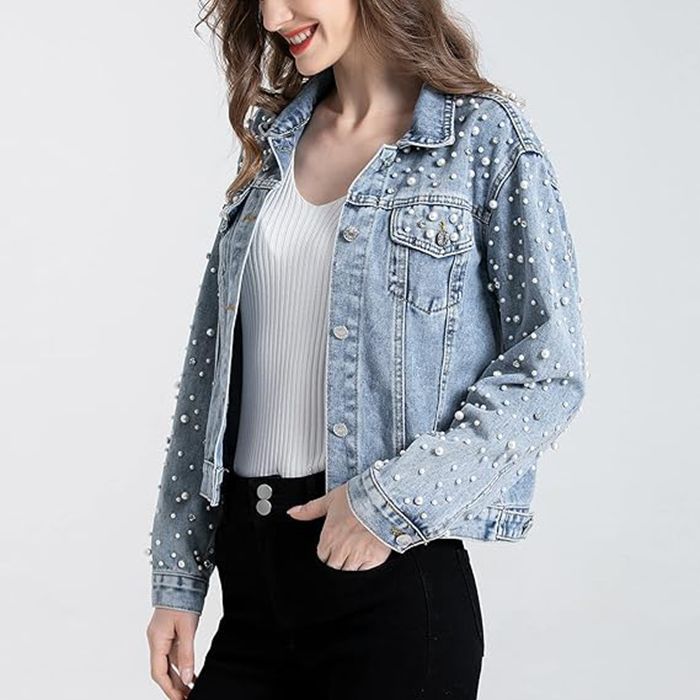 New Pearl Denim Jackets for Wo - Sewing Jackets recension och pris