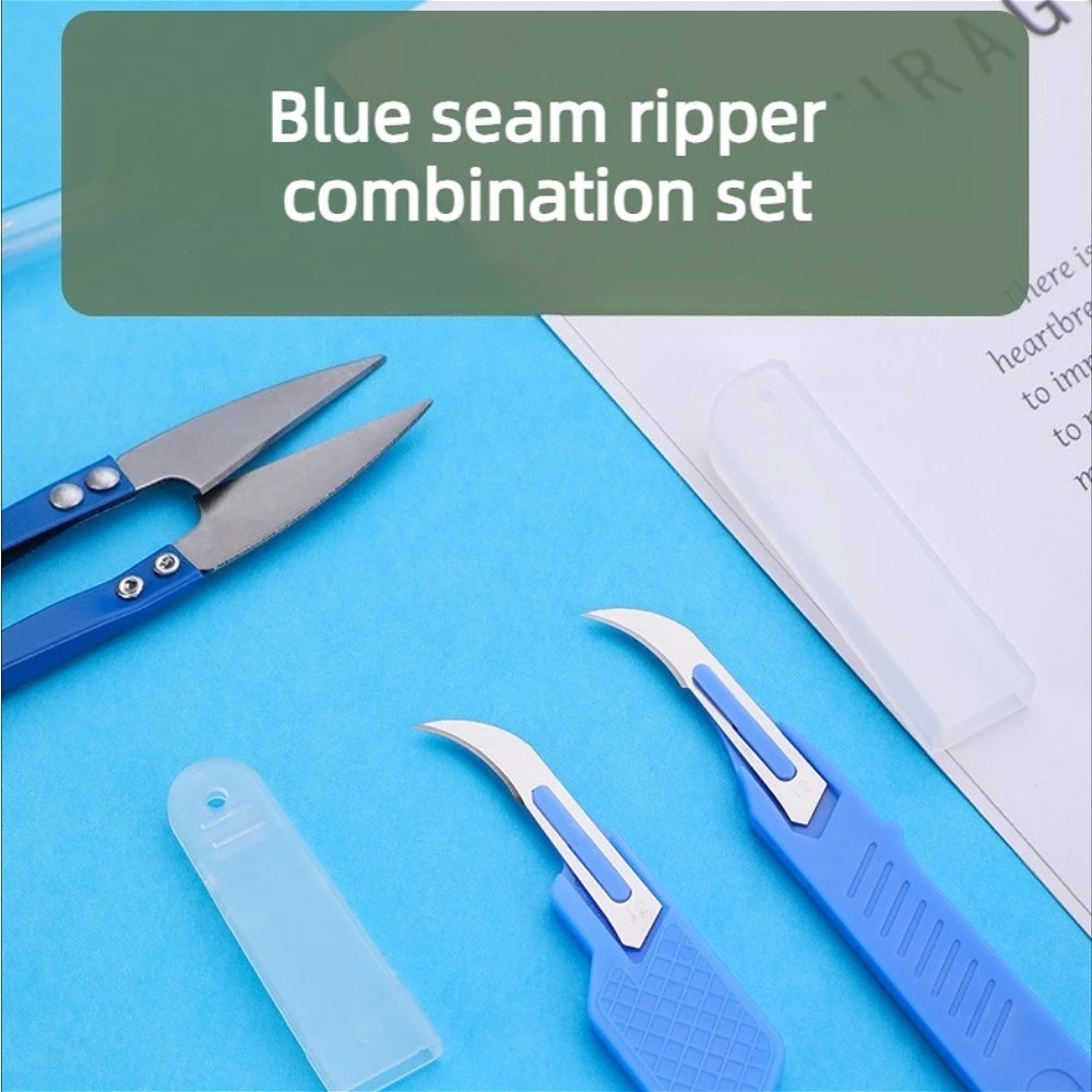 Blue Sewing Kit 5Pcs Thread Ri - Seam Ripper Tool recension och pris
