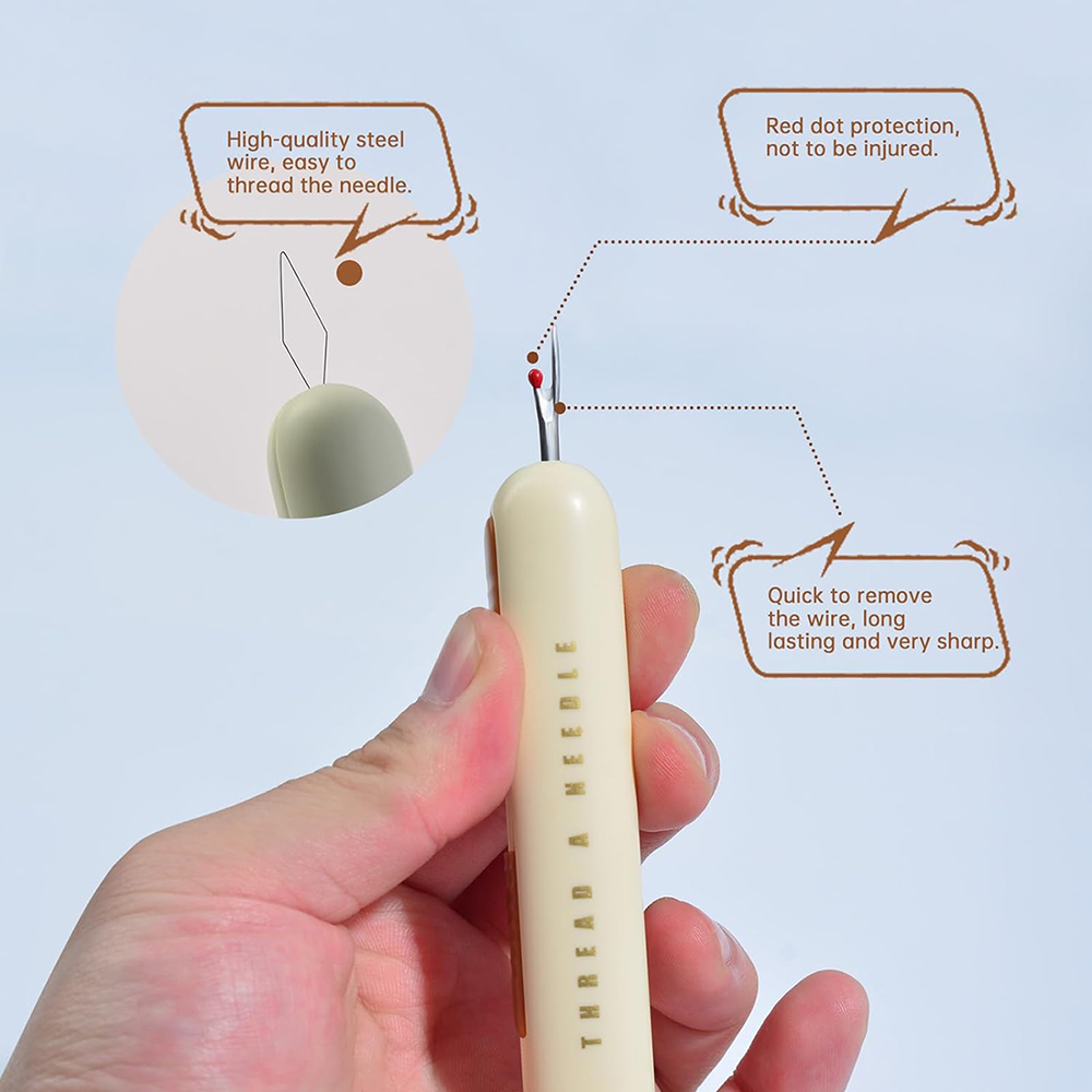 2 in 1 Needle Threader Seam Ri - Seam Ripper Tool recension och pris