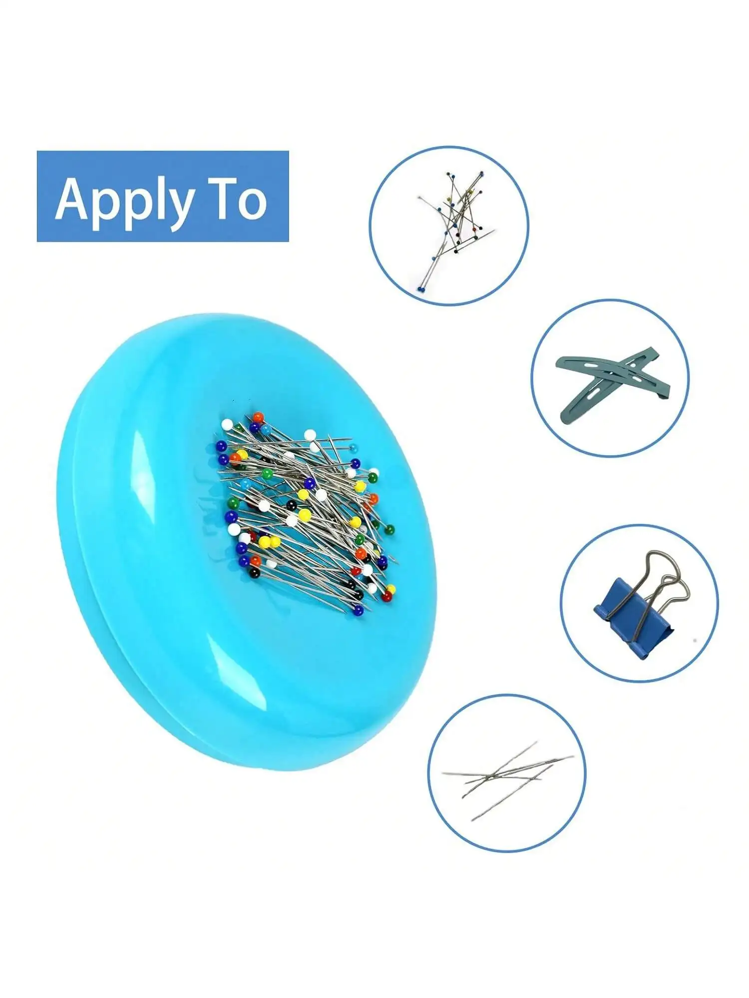 1PCS Magnetic Pin Cushion, Rou - Sewing Pin Cushion recension och pris